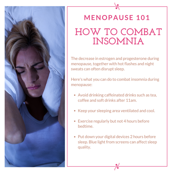 How to Combat Insomnia During Menopause 如何在更年期間預防失眠